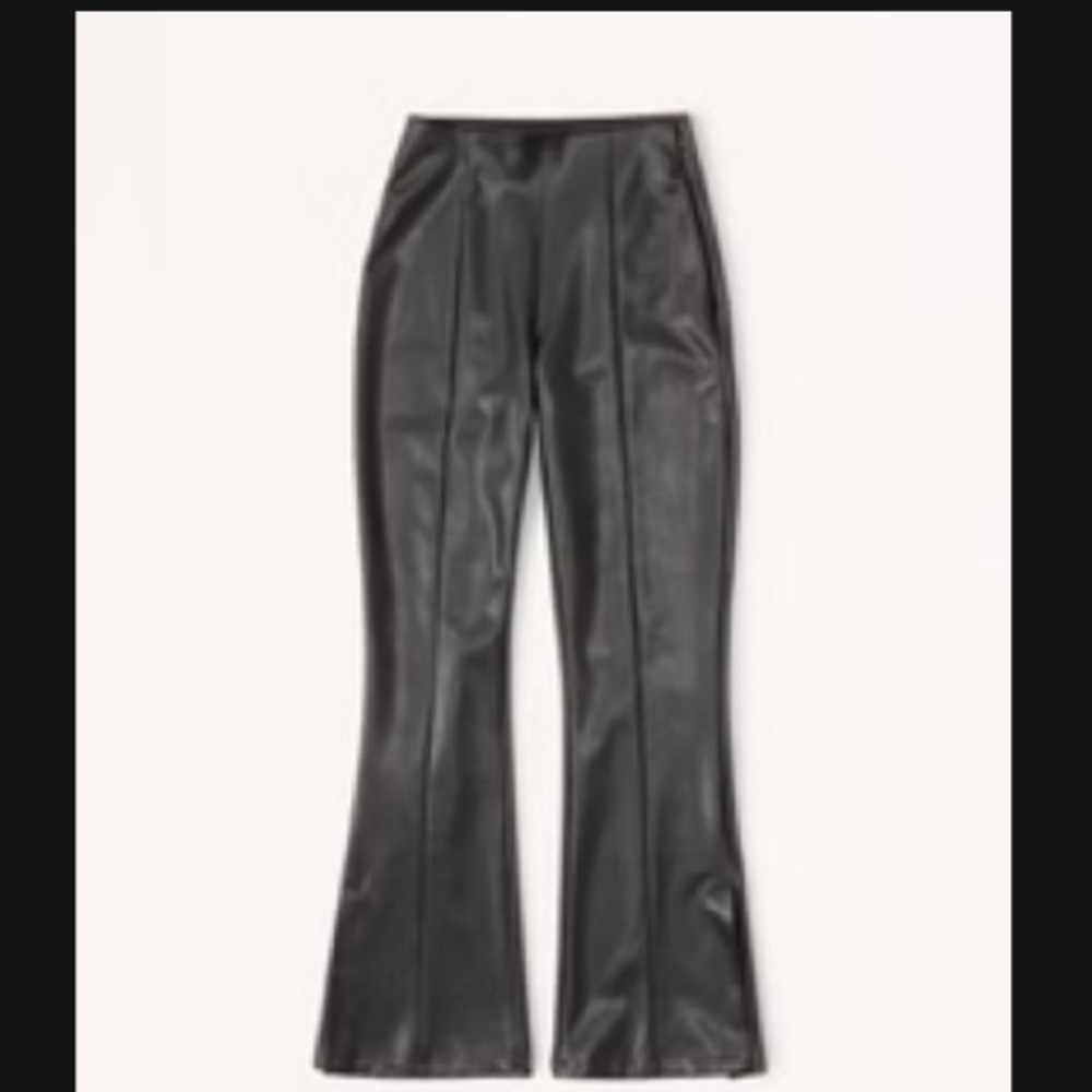 AF curve love leather pants
